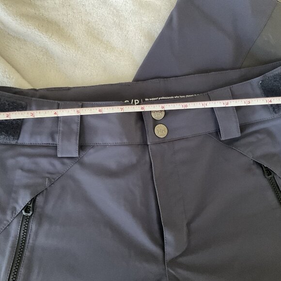 Helly Hansen Tech Ski Snowboard Pants Black Men's Small Navy Gray - Picture 4 of 16